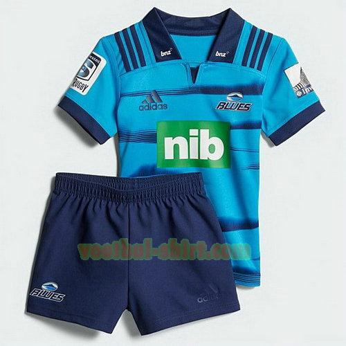 blues thuis rugby shirt 2018 blauw kinderen
