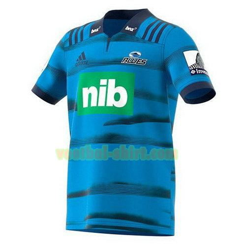blues thuis rugby shirt 2018 blauw mannen