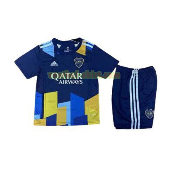 boca juniors 3e shirt 2021 2022 blauw kinderen