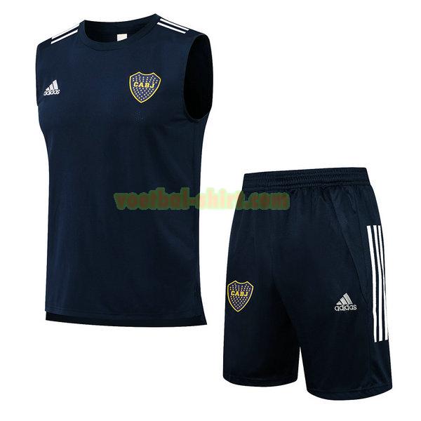 boca juniors set vest 2021 2022 zwart mannen