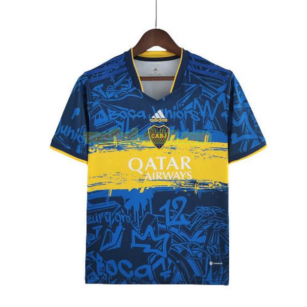 boca juniors special edition shirt 2022 2023 blauw geel mannen