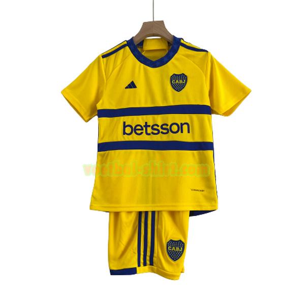 boca juniors uit shirt 2023 2024 geel kinderen