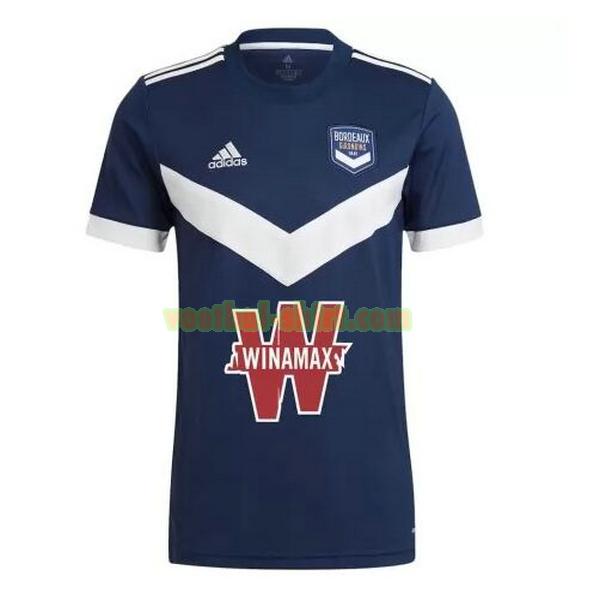 bordeaux thuis shirt 2021 2022 thailand blauw mannen