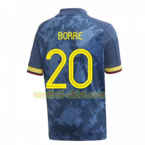 borre 20 colombia uit shirt 2020 mannen