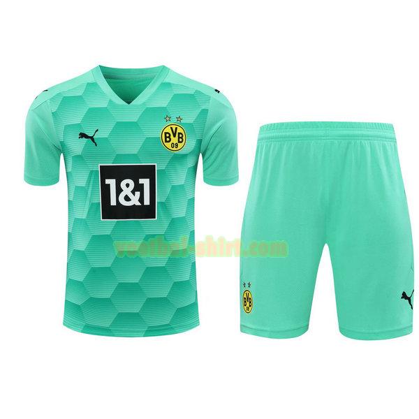 borussia dortmund doelman shirts+pantalón 2021 groen mannen