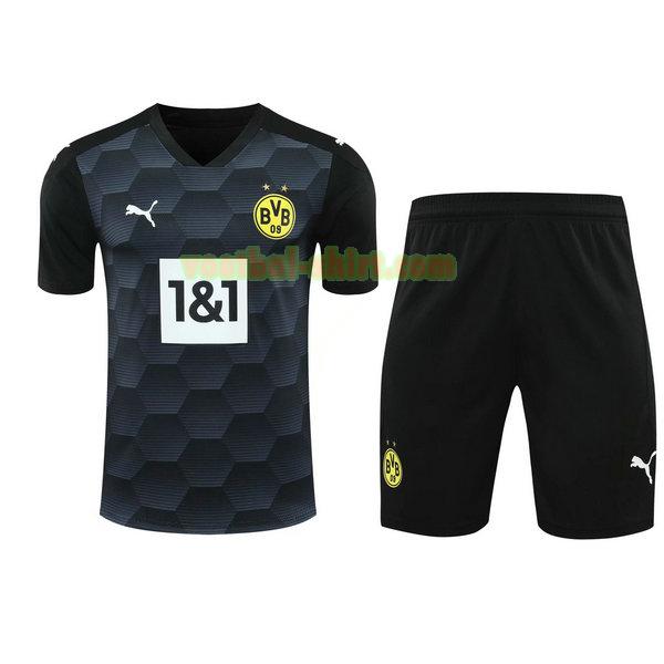 borussia dortmund doelman shirts+pantalón 2021 zwart mannen