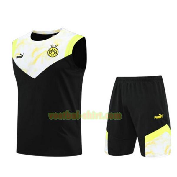 borussia dortmund set vest 2022 2023 zwart mannen