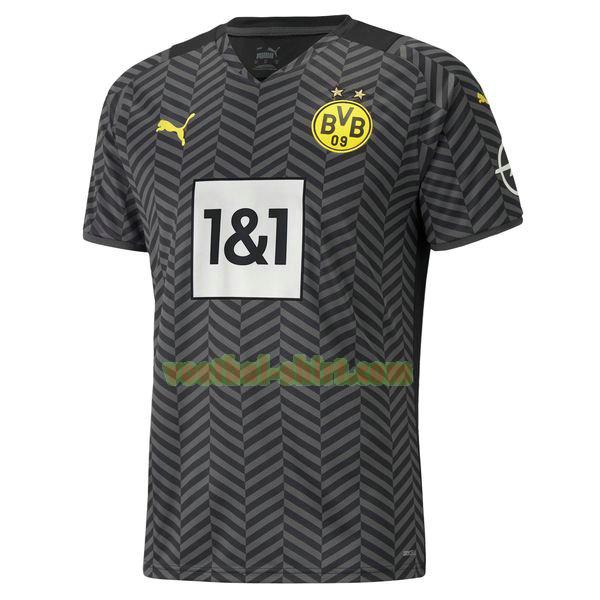 borussia dortmund uit shirt 2021 2022 thailand zwart mannen