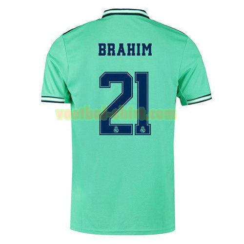 brahim 21 real madrid 3e shirt 2019-2020 mannen