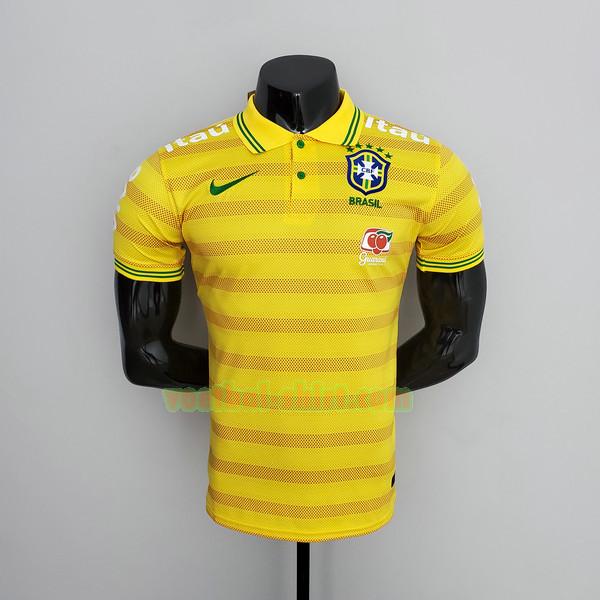 brazilië player futsal thuis shirt 2021 22 geel mannen