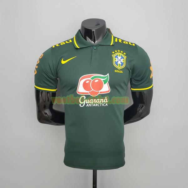 brazilië player polo 2021 2022 groen mannen