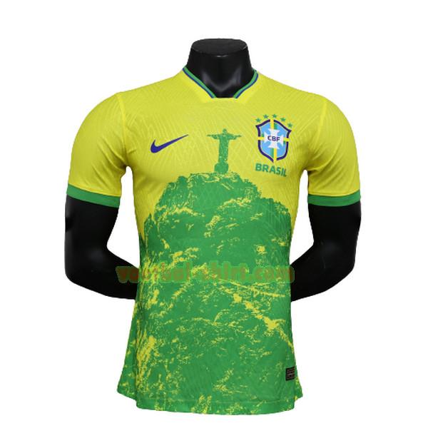 brazilië player special edition shirt 2023 geel mannen