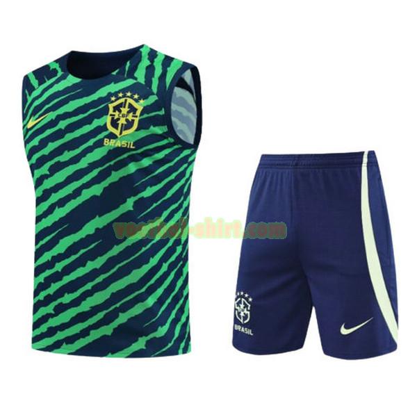 brazilië set vest 2022 groen mannen