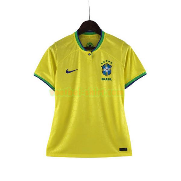 brazilië thuis shirt 2022 2023 geel dames