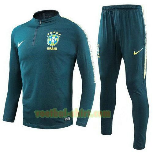 brazilië trainingspak 2018 groen mannen