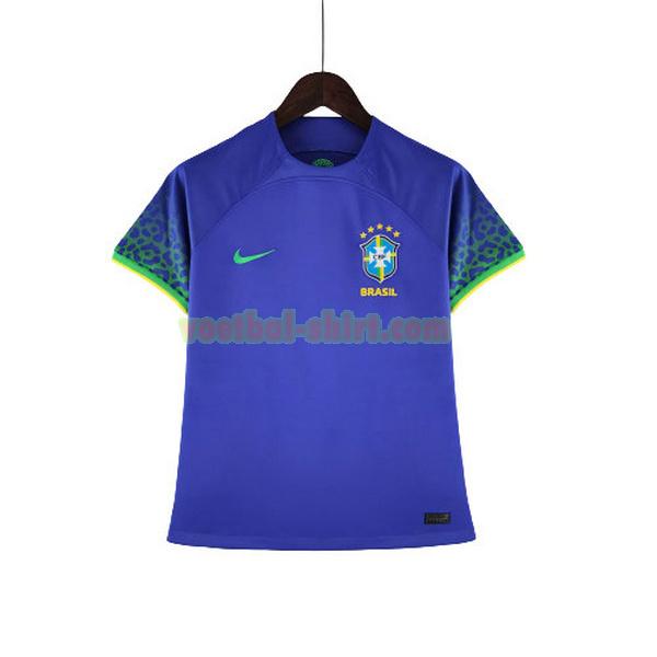 brazilië uit shirt 2022 2023 blauw dames