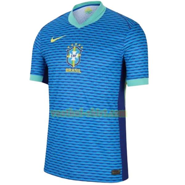brazilië uit shirt 2024 thailand blauw mannen