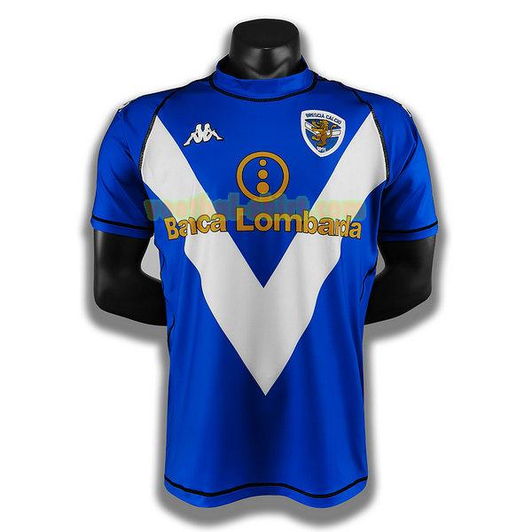 brescia thuis player shirt 2002 2003 blauw mannen