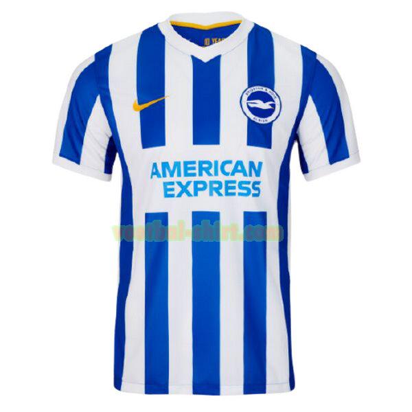 brighton thuis shirt 2021 2022 thailand blauw wit mannen