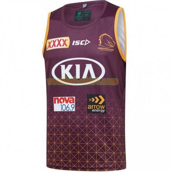 brisbane broncos opleiding shirt 2020 purper mannen