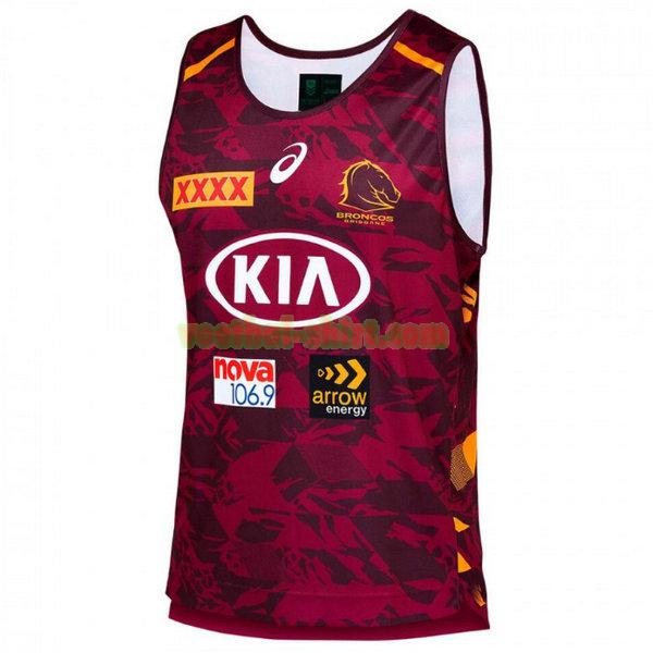 brisbane broncos opleiding shirt 2021 purper mannen