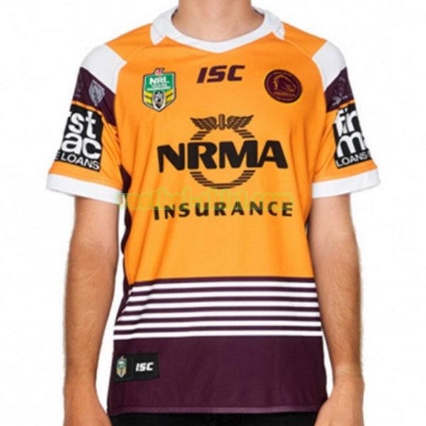 brisbane broncos opleiding shirt 30y geel mannen