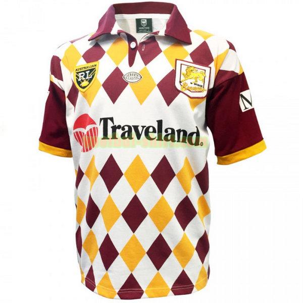 brisbane broncos thuis shirt 1995 purper mannen