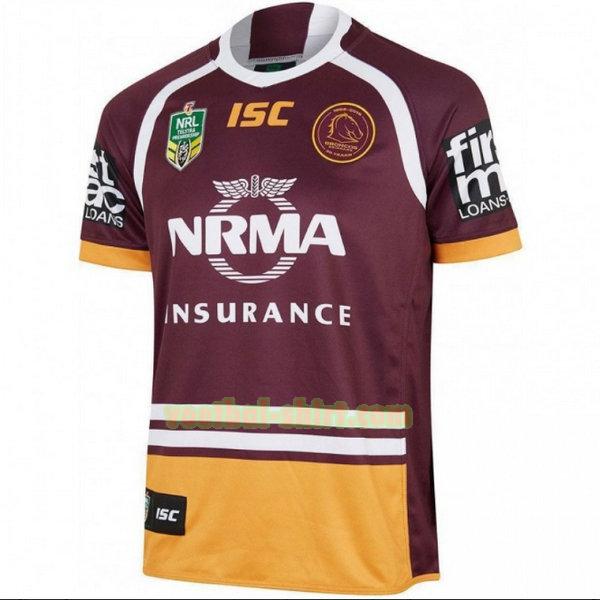 brisbane broncos thuis shirt 2018 purper mannen