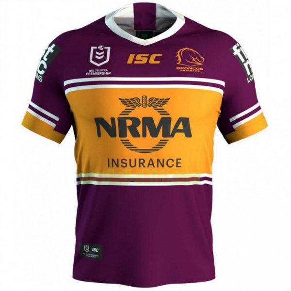 brisbane broncos thuis shirt 2019 purper mannen