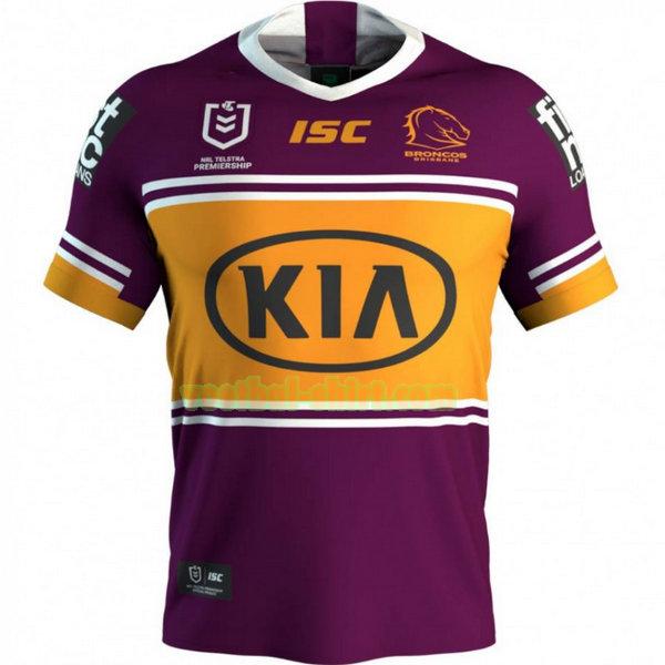 brisbane broncos thuis shirt 2020 purper mannen