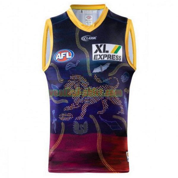 brisbane lions indigenous guernsey shirt 2020 purper mannen