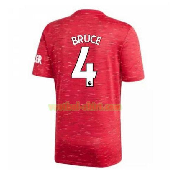 bruce 4 manchester united thuis shirt 2020-2021 mannen