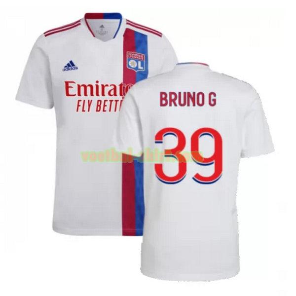 bruno g 39 olympique lyon thuis shirt 2021 2022 wit mannen