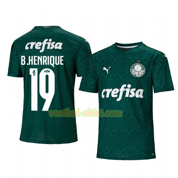 bruno henrique 19 palmeiras thuis shirt 2020-2021 mannen