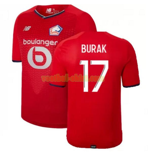 burak 17 lille osc thuis shirt 2021 2022 rood mannen