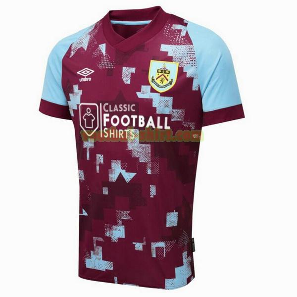 burnley thuis shirt 2022 2023 thailand rood blauw mannen