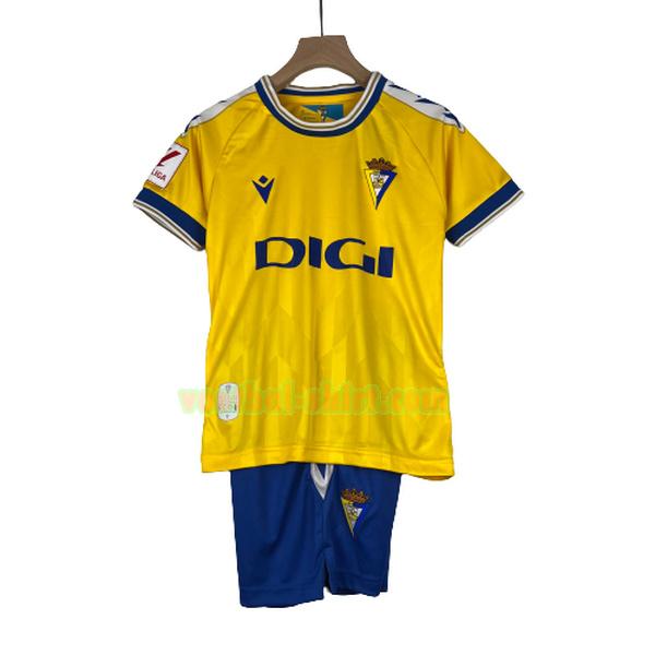 cadiz thuis shirt 2023 2024 geel kinderen