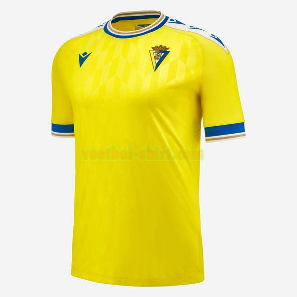 cadiz thuis shirt 2023 2024 thailand geel mannen