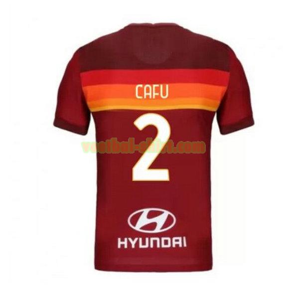 cafu 2 as roma priemra shirt 2020-2021 mannen