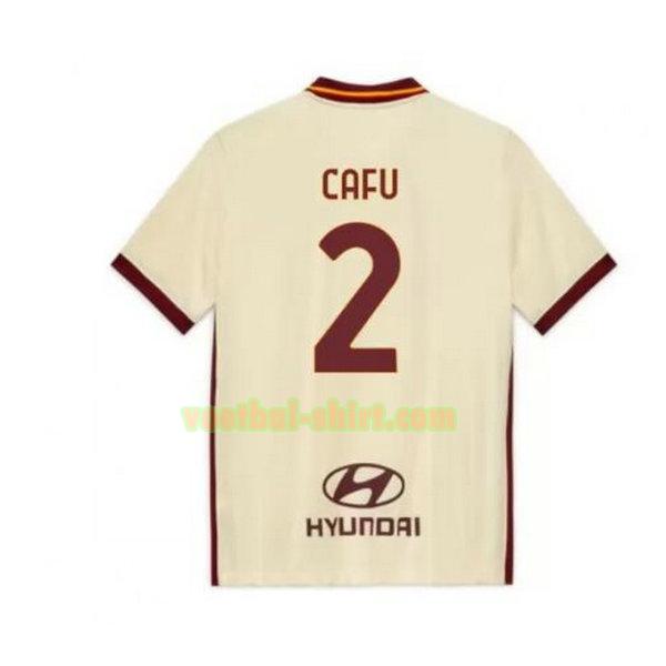 cafu 2 as roma uit shirt 2020-2021 mannen
