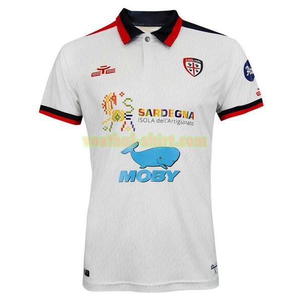 cagliari uit shirt 2023 2024 thailand wit mannen