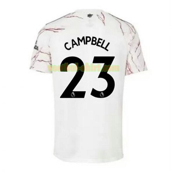 campbell 23 arsenal uit shirt 2020-2021 mannen
