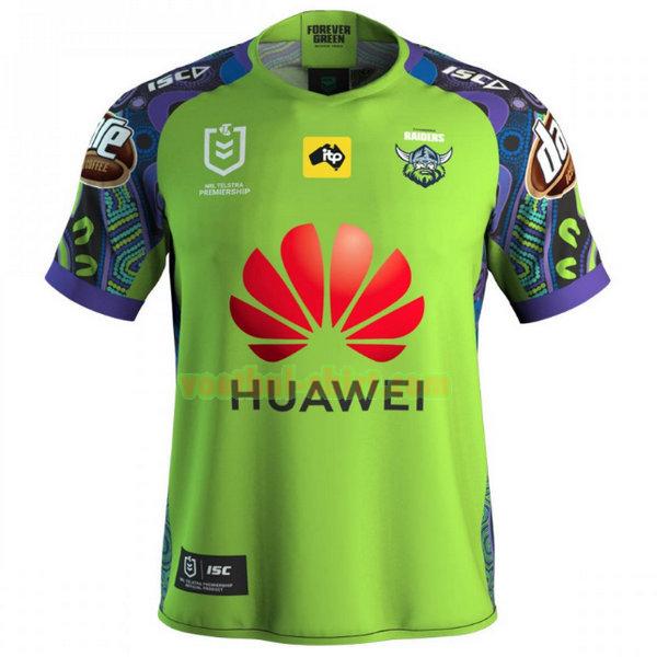 canberra raiders indigenous shirt 2020 groen mannen