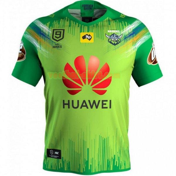 canberra raiders nines shirt 2020 groen mannen