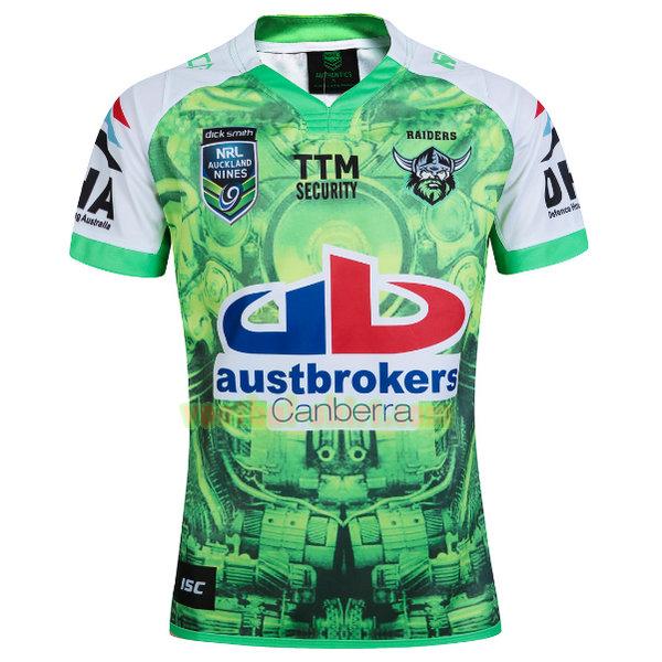 canberra raiders opleiding shirt 2016 groen mannen