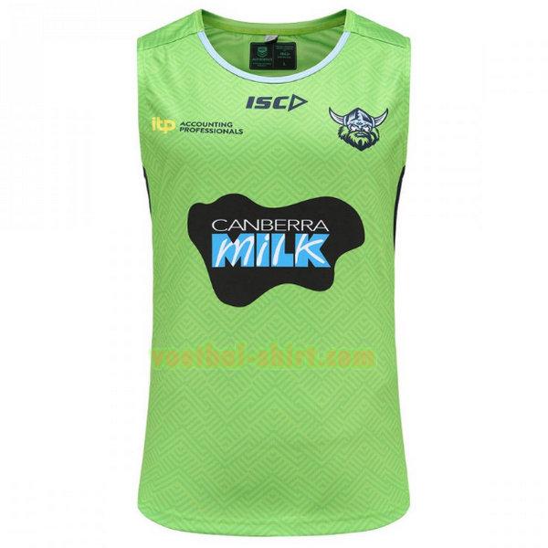 canberra raiders opleiding shirt 2021 groen mannen