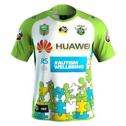 canberra raiders rugby shirt 18-19 wit mannen