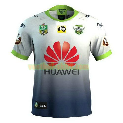 canberra raiders rugby shirt 2018 wit blauw mannen