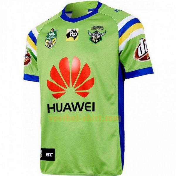 canberra raiders thuis shirt 2018 groen mannen