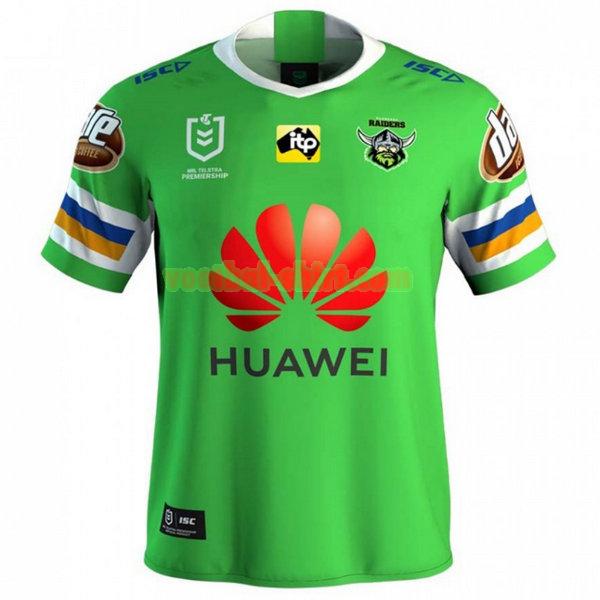 canberra raiders thuis shirt 2019 groen mannen